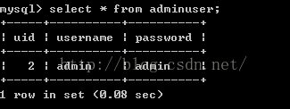 dos环境下操作mysql