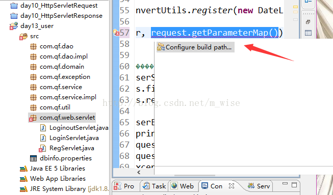 在java导项目的时候出现 java Build Path/configure build path解决办法_configure build ...