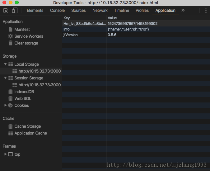 web本地存储（localStorage、sessionStorage）