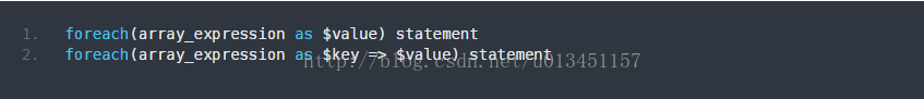 
			
				PHP foreach的两种用法			