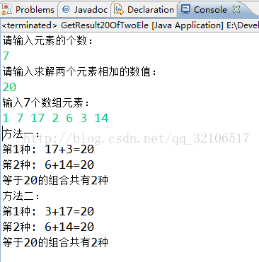 
			
				java 数组中两两相加等于某个数的组合种数 蛮力解法 排序解法			