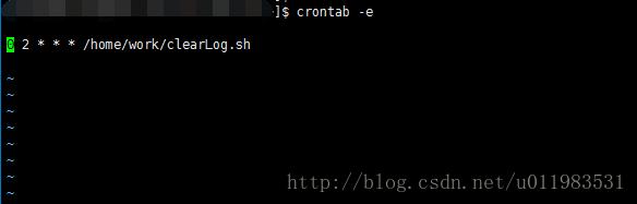 Linux crontab 定时执行任务