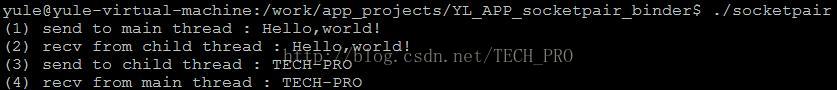 linux编程基础：使用socketpair实现双向通讯