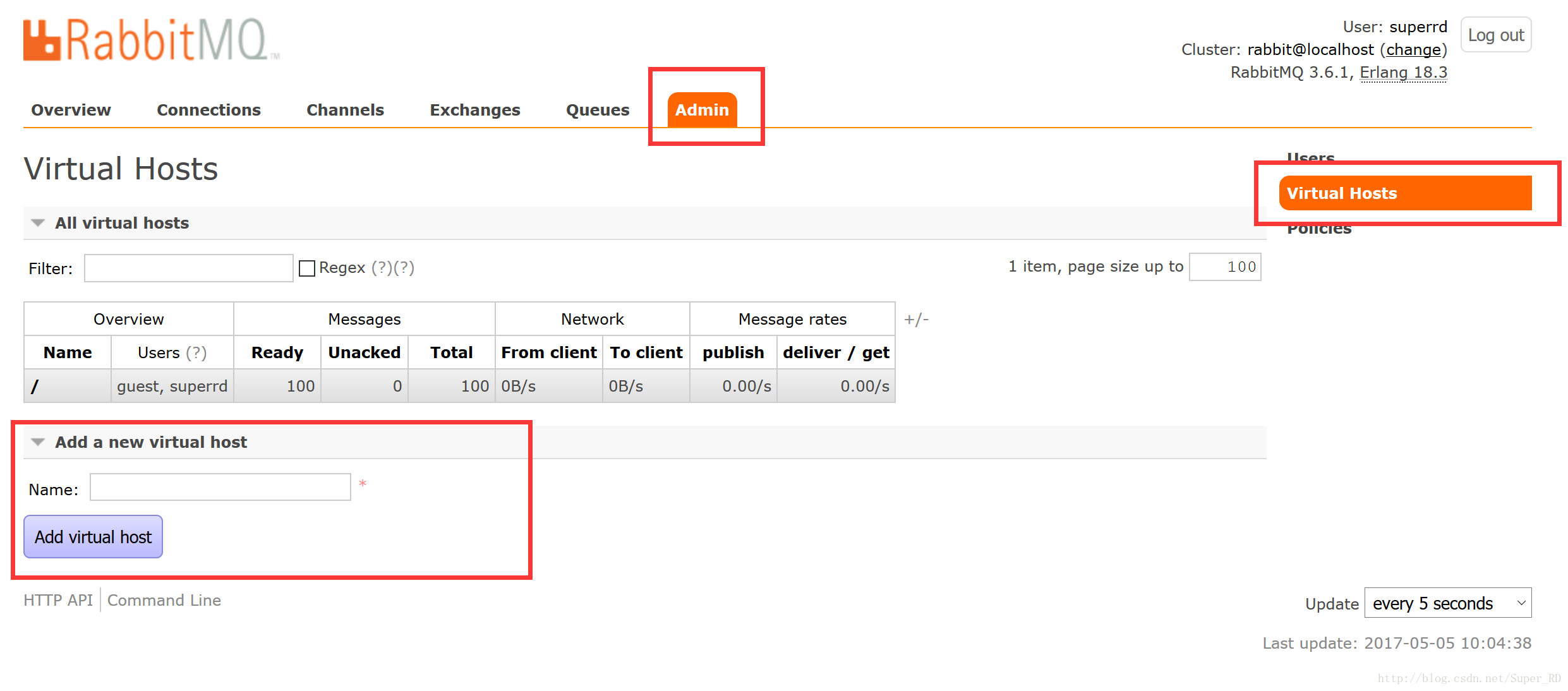 （十三）RabbitMQ消息队列-VirtualHost与权限管理