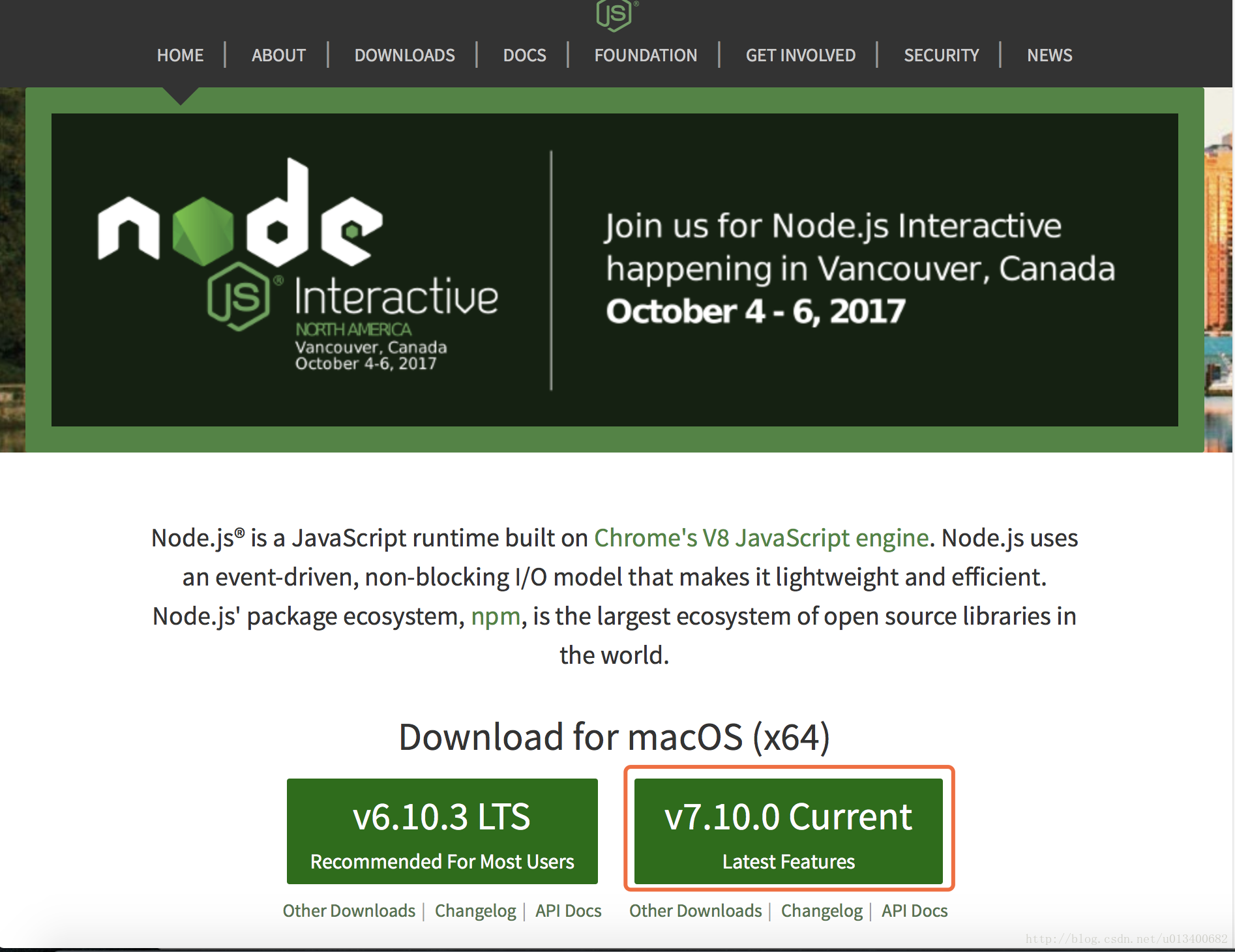 Mac Node Js安装和环境配置 U013400682的博客 Csdn博客 Mac Nodejs安装及环境配置