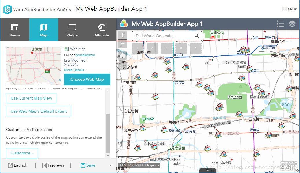 设置Map