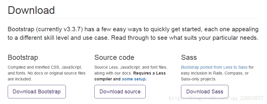 Bootstrap下载