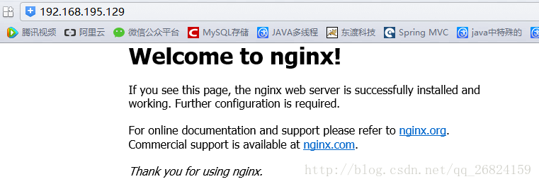 访问nginx