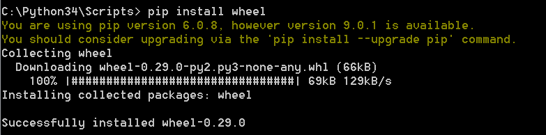 python3.4的pygame安装