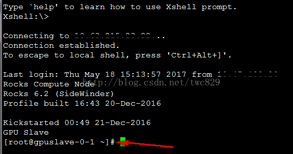 如何在Xshell连接成功后进行操作？