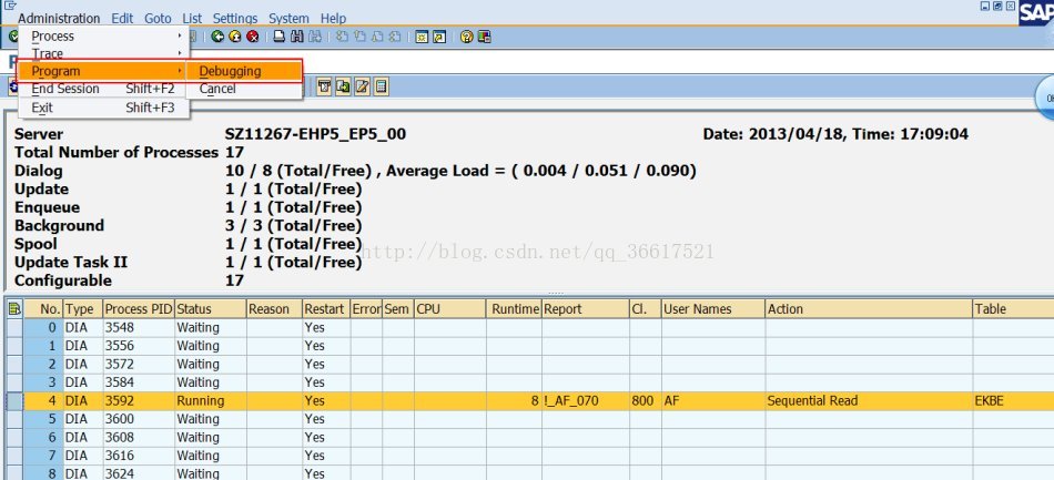 [轉載]ABAP <wbr>debug <wbr>方法.