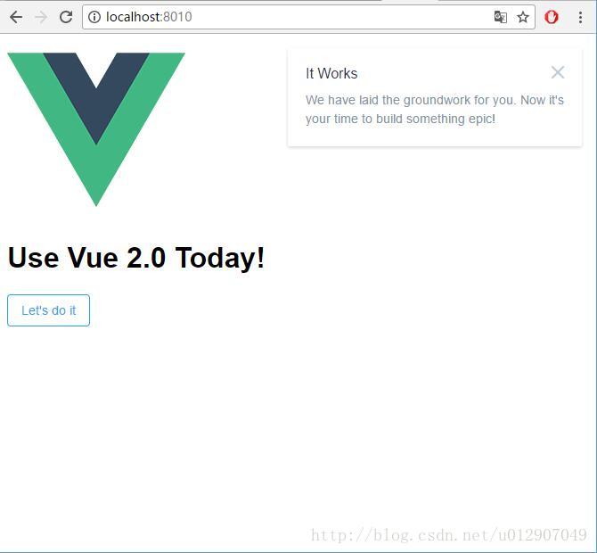 从零开始搭建自己的VueJS2.0+ElementUI单页面网站（一、环境搭建）