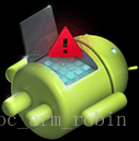 Robot designed by google with the name: icon_error