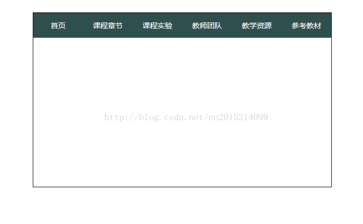 Html里制作简单导航栏 No的博客 Csdn博客 Html网页导航栏代码