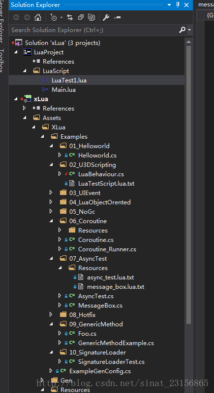 XLua笔记-将lua项目和unity工程放到VS中