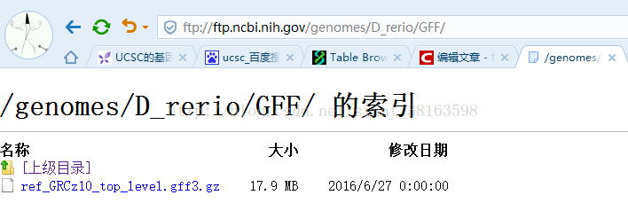 GTF基因注释文件详解