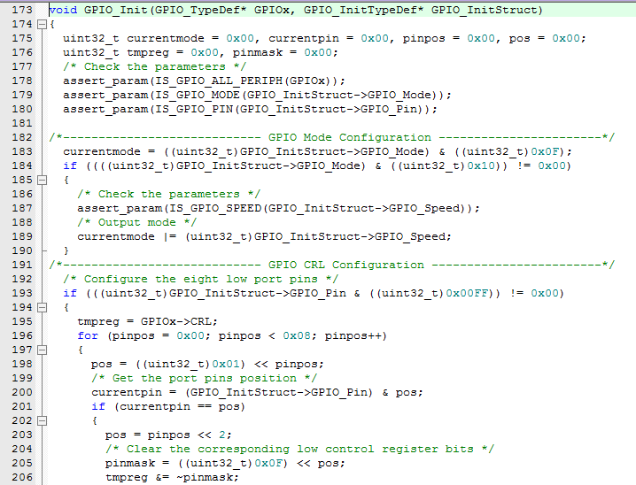 An lisis de la funci n gpio init en stm32 programador clic