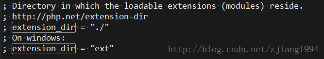 extension_dir默认