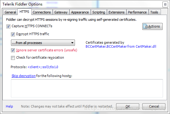 Unable to configure windows to trust the fiddler root certificate как решить