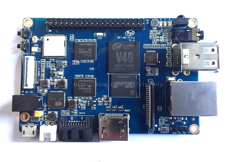 香蕉派 banana pi  BPI-M2 Ultra 四核开源单板计算机,全志R40/allwinner V40芯片方案
