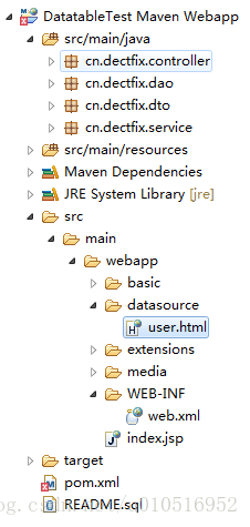 Datatable的分页入门