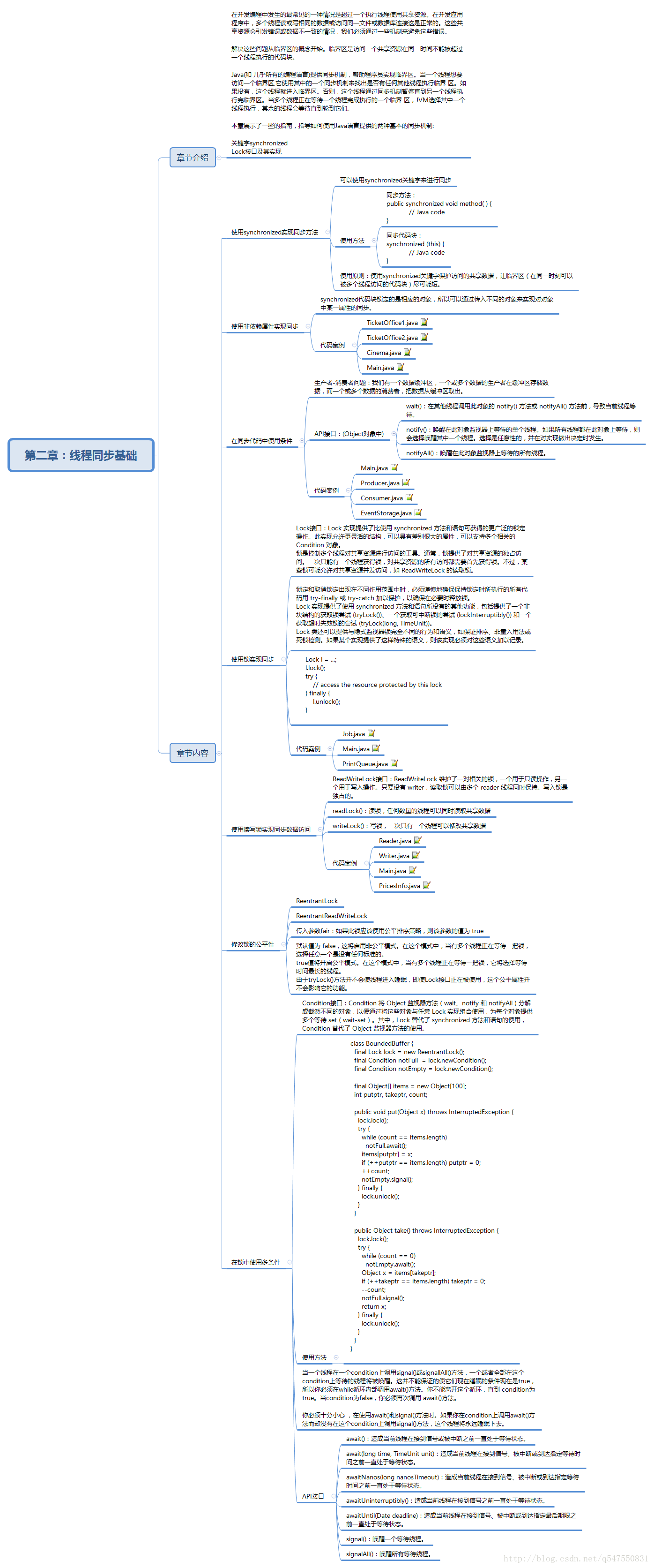 Java7并发编程指南——第二章：线程同步基础