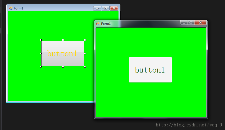 Button 设置ForeColor不生效问题