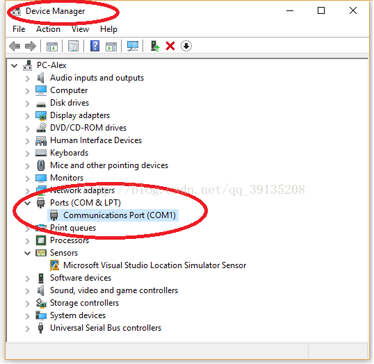 PuTTY (3) Serial port connection_please choose your com port for serial