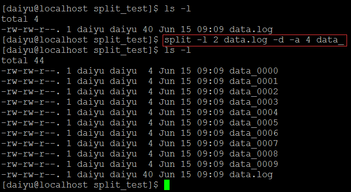 shell截取指定字符串之间的内容_linux按行数切割文件