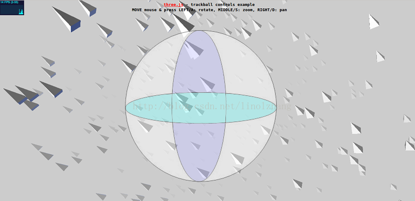Threes.js入门篇之5 - 场景操纵器Trackball