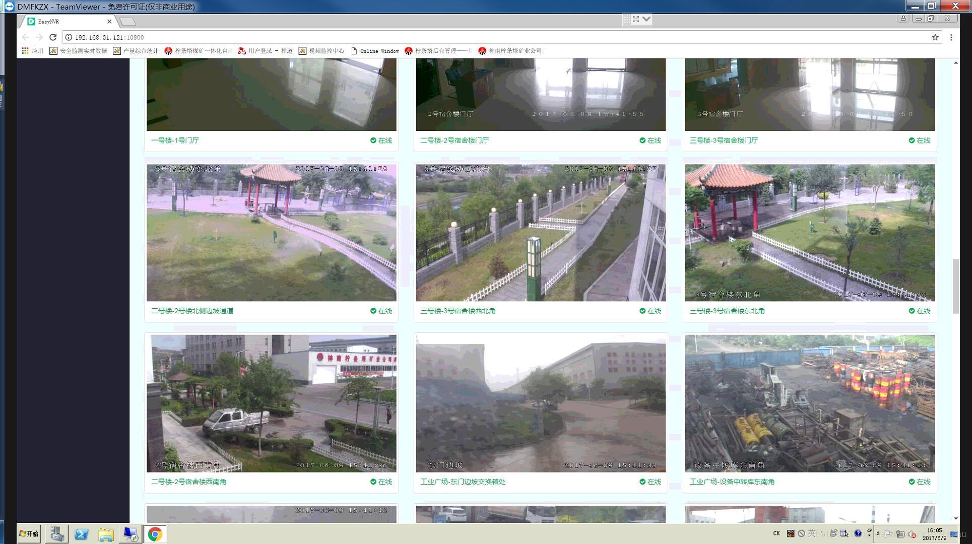 EasyNVR web monitoring