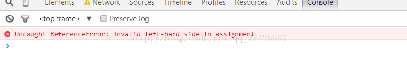 olplayer error loading invalid left hand side in assignment