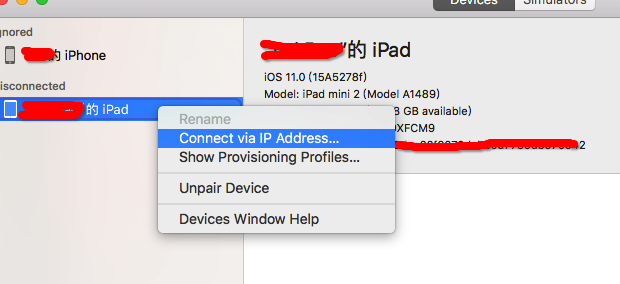 Xcode9 real machine wireless debugging - Programmer Sought