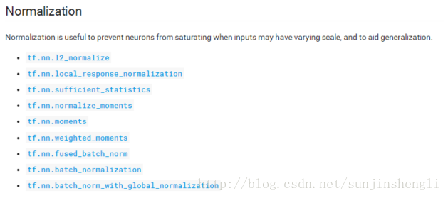 官网Normalization