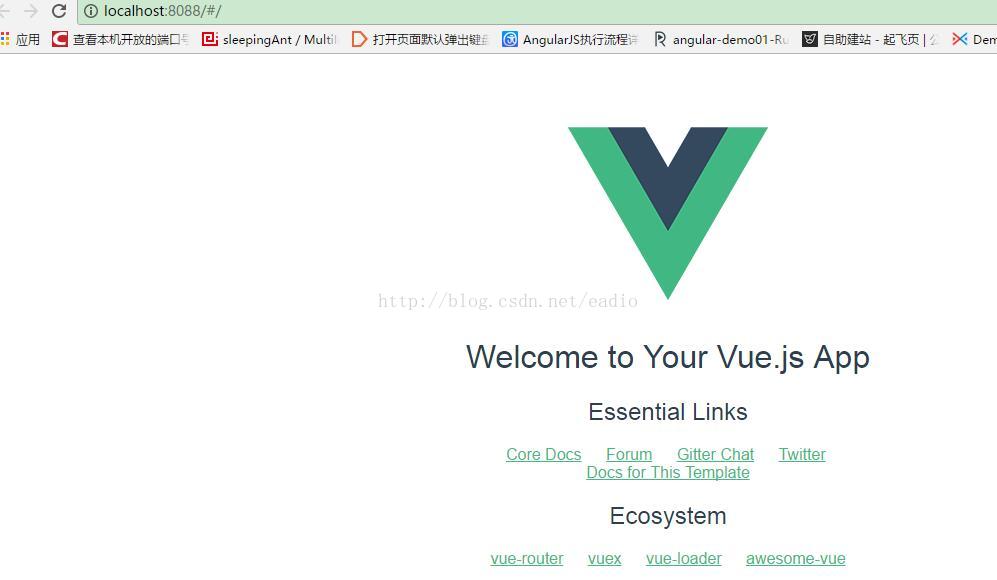vue学习之一：下载vue-cli项目