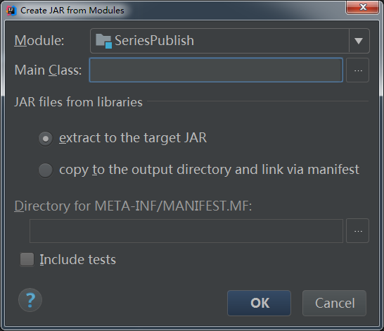 使用Intellij Idea打包java为可执行jar包