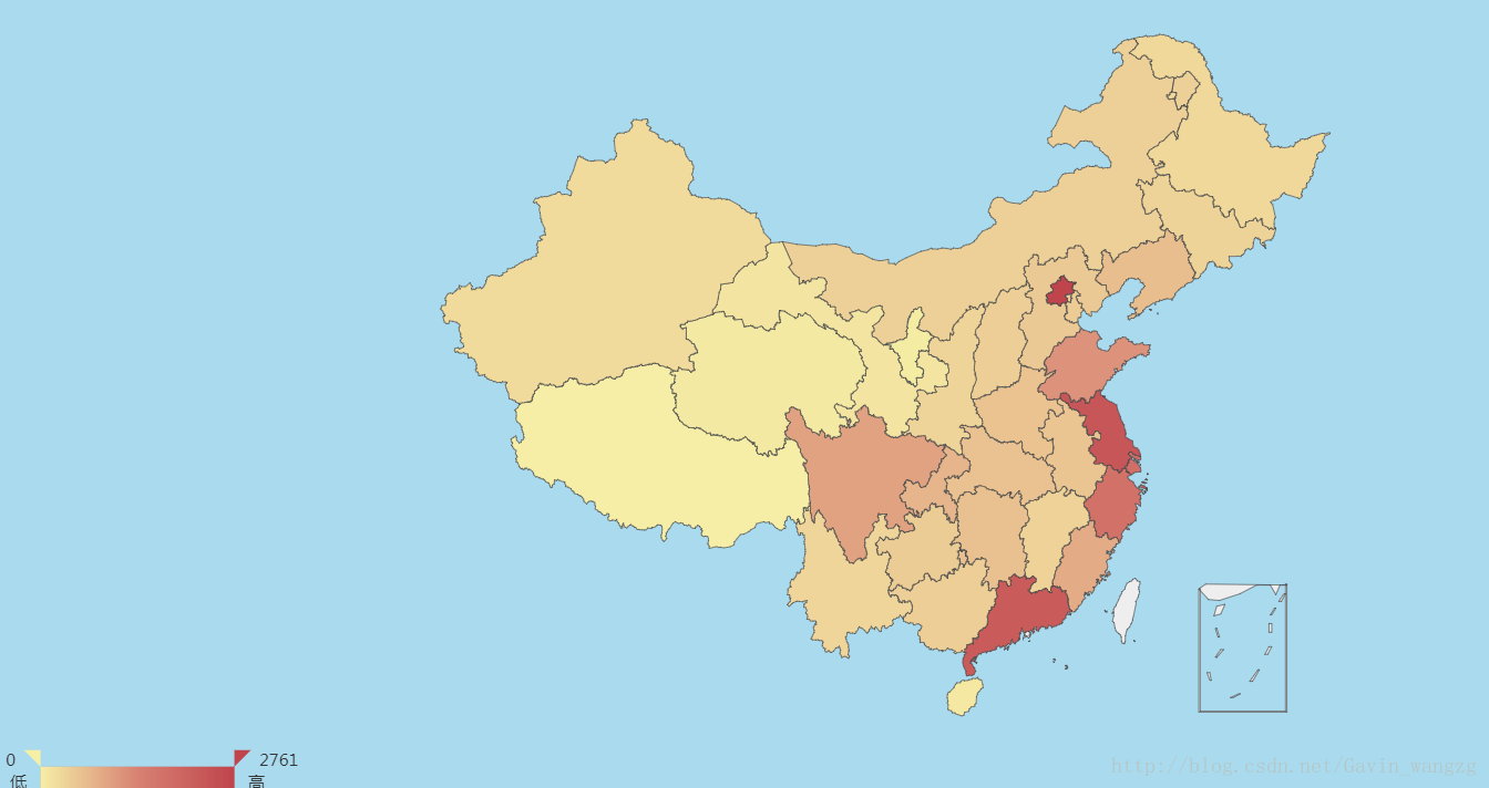 中国地图数据表