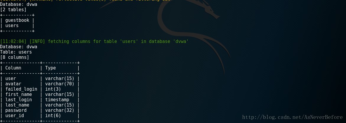 Kali Linux SQL注入攻击教程插图12