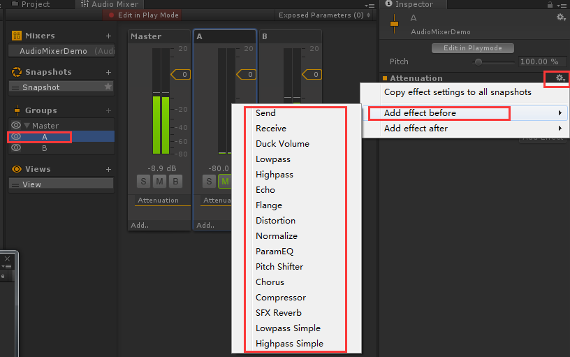 Unity Audio Mixer介绍_unity audio mixer groupCSDN博客