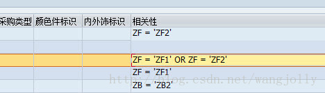 查询BOM相关性值方法