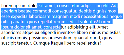 CSS：改变用户选中文字的颜色和背景颜色_好好做前端-程序员资料- 程序 