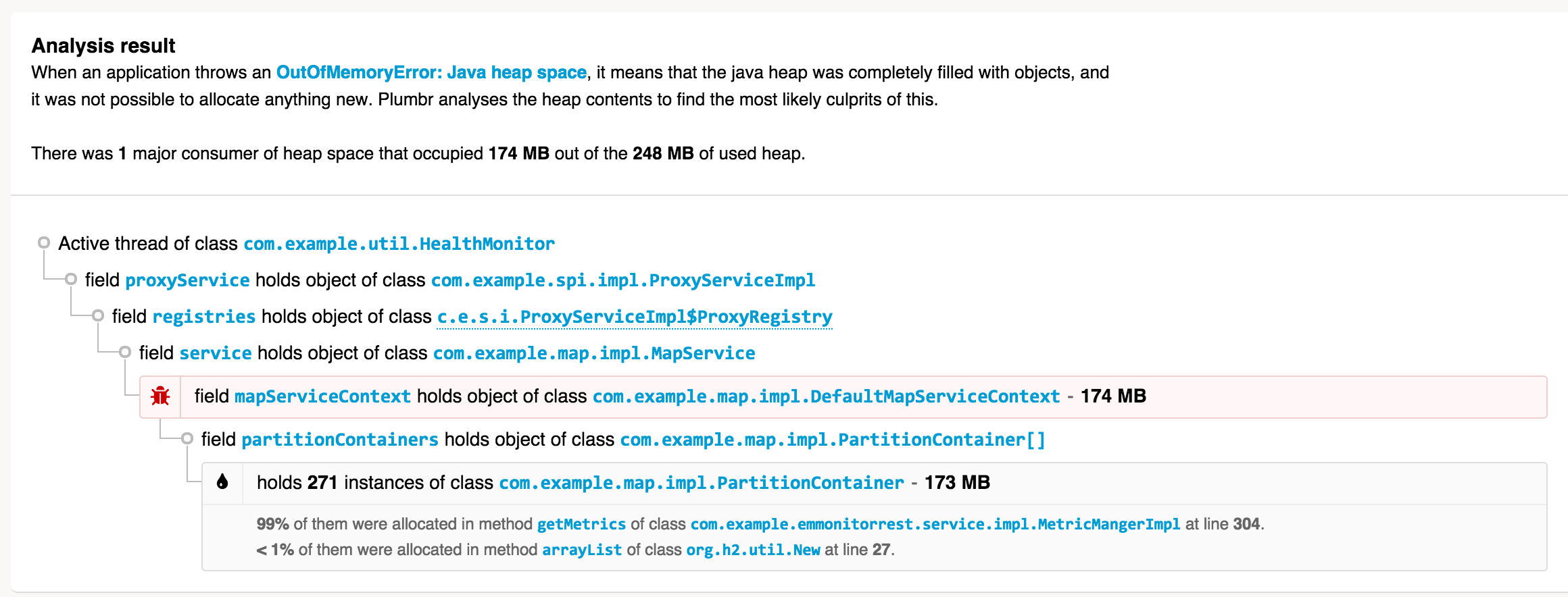 Plumbr OutOfMemoryError incident alert