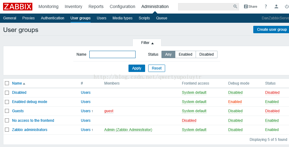 Zabbix搭建笔记[1]--Zabbix Server安装