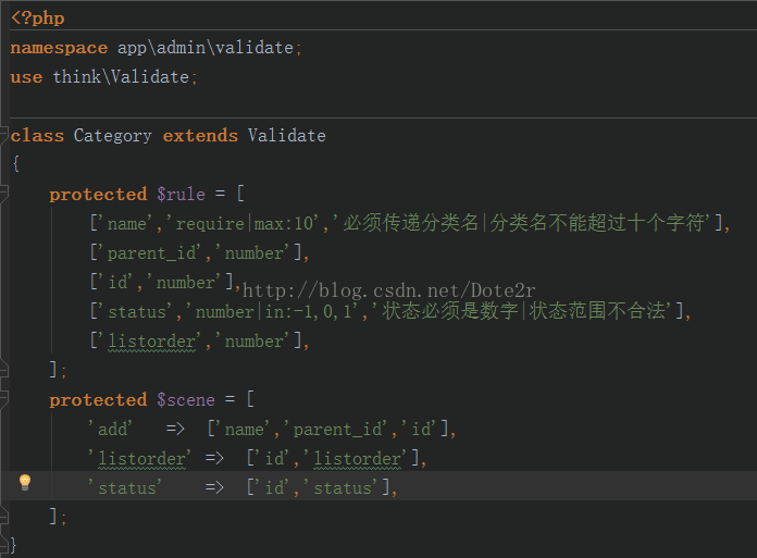 
			
				ThinkPHP5下的validate			