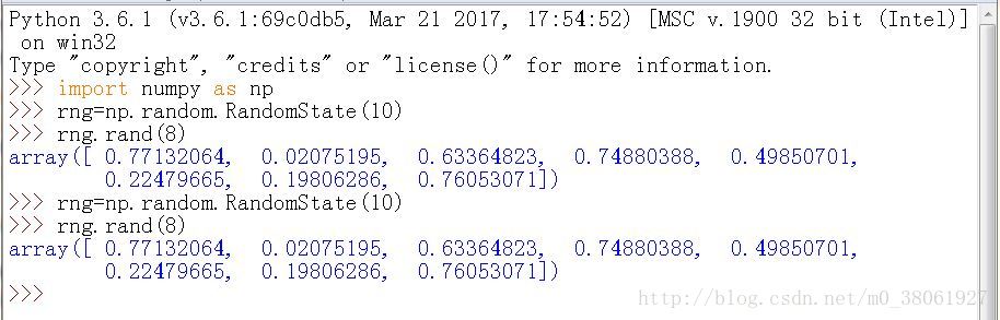 random.RandomState()