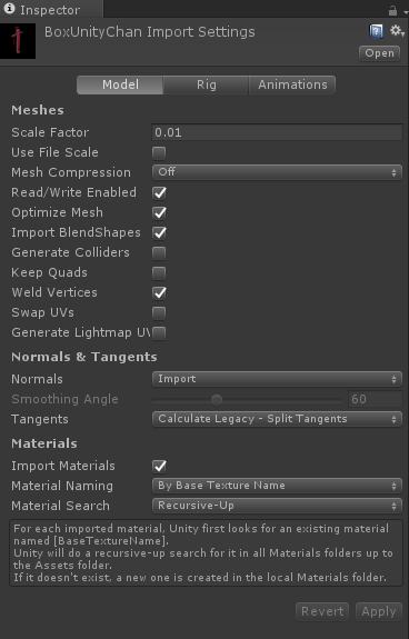 Unity3d白皮書 一 模型匯入設定 It閱讀
