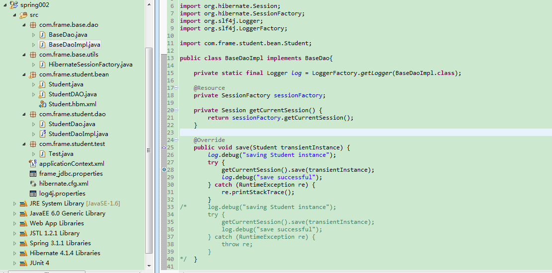 HibernateException No Session Found Java Spring  Hibernate Troubleshooting - restful socket  -