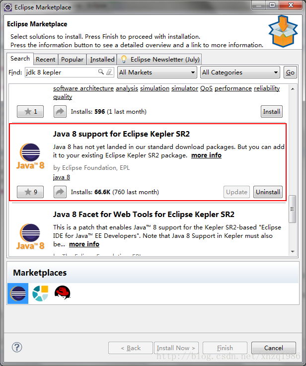 install jdk 8 for kepler