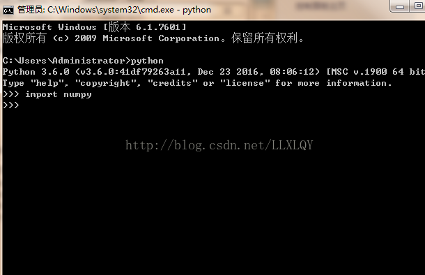 numpy的下载与安装教程(windows系统)