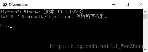 cmd 命令行界面